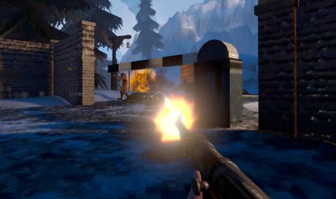 Wolfenstein-esque boomer shooter lets you get revenge on Nazis for stealing your dog
