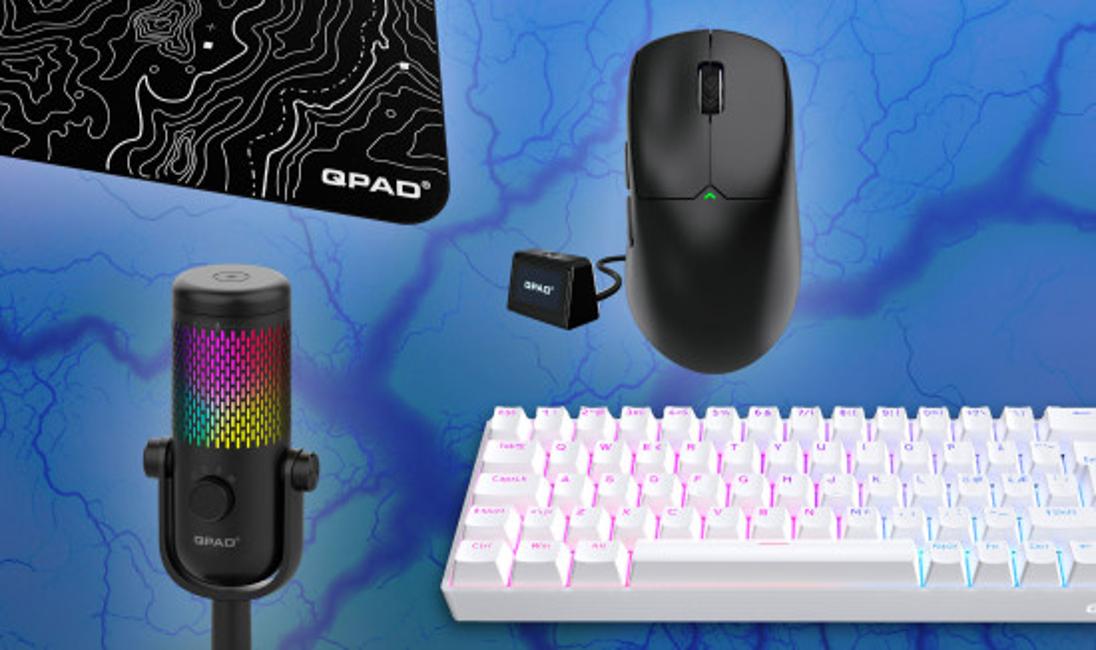 Get Free Qpad Gaming Peripherals: Mouse, Keyboard, Mousepad &amp; Mic